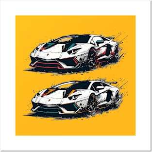 Lamborghini aventador Posters and Art